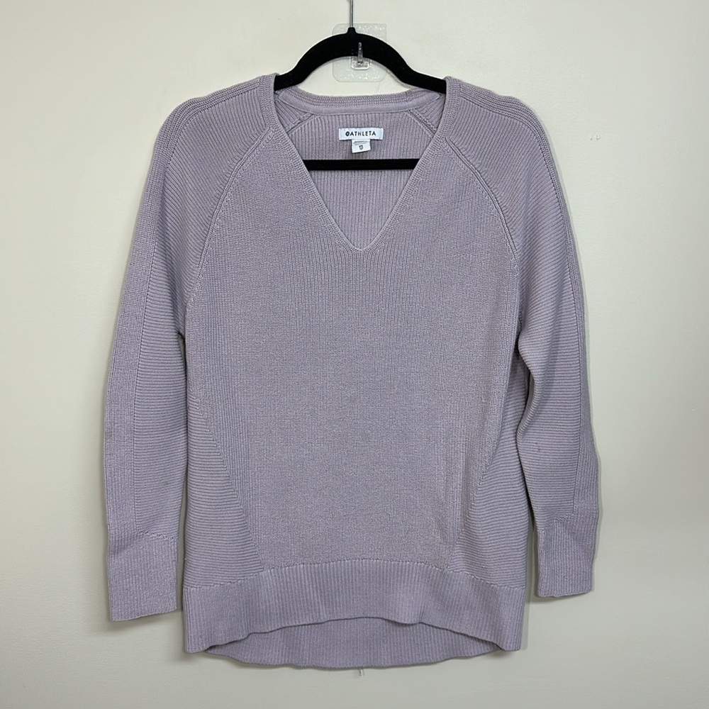 Athleta Hanover V Neck‎ Sweater XS - Picture 4 of 7